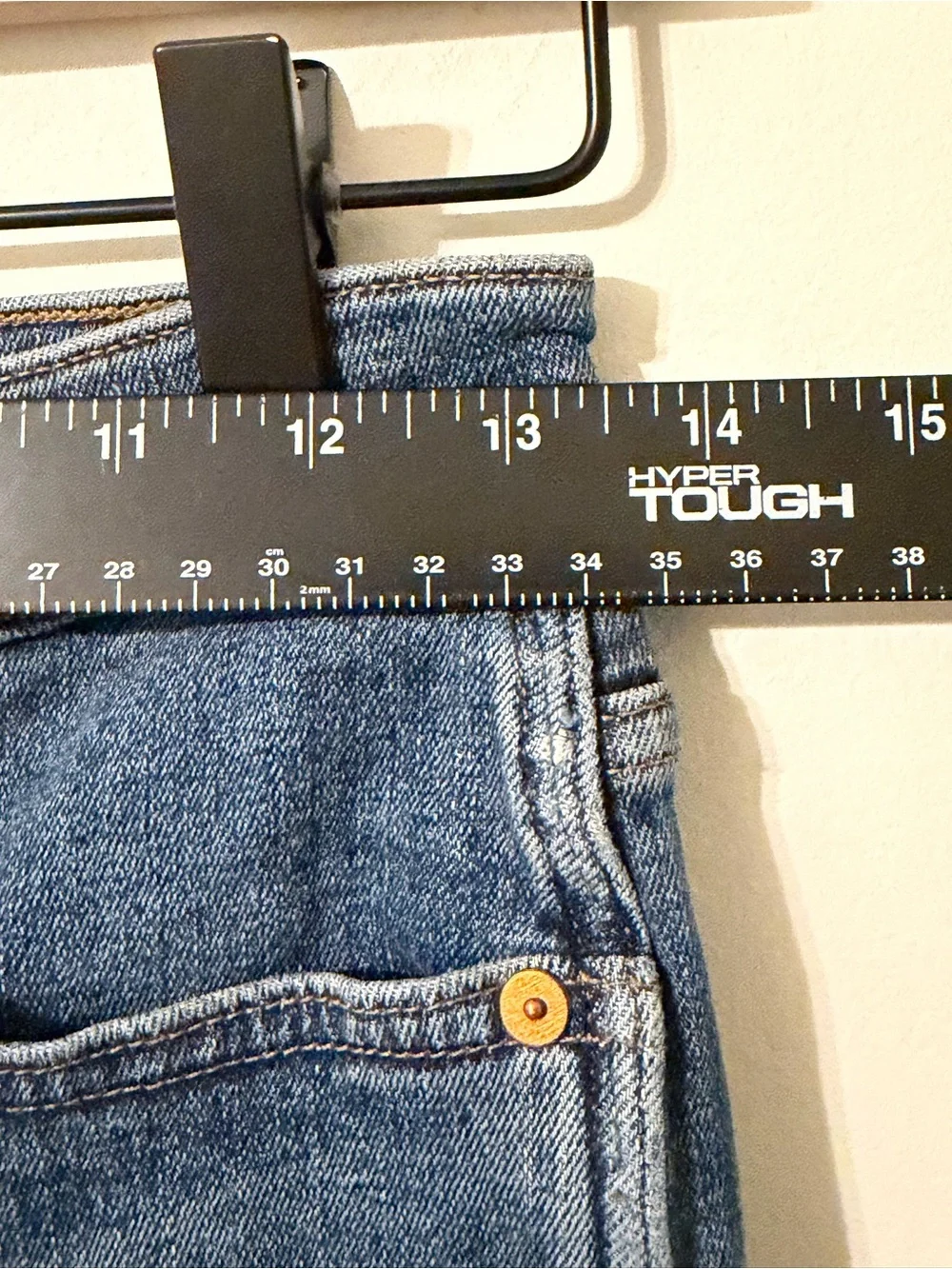 Madewell Mid Rise Stovepipe Jeans Womens 25P Petite Blue Straight Denim